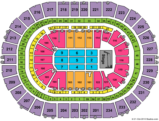Consol Energy Center Seating Chart